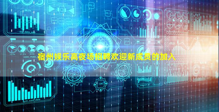 宿州娱乐高夜场招聘欢迎新成员的加入